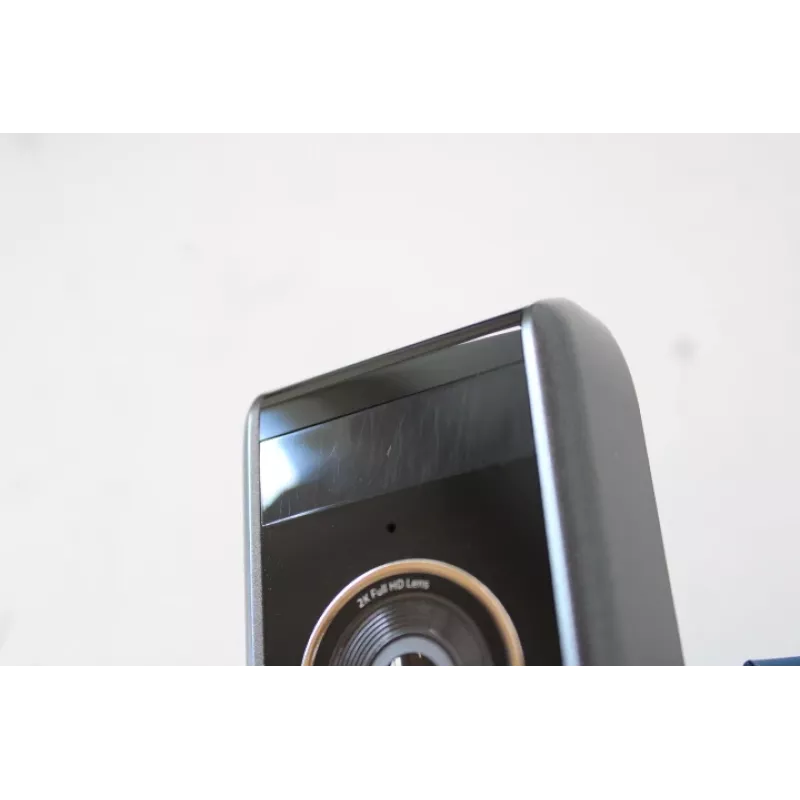Video durvju zvans Eufy Doorbell 2 Pro — modelis T8213G11SO, melns, atjaunots (noskrāpēta augšdaļa)