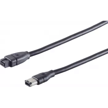 FireWire kabelis ShiverPeaks 77321 — 9 kontaktu IEEE 1394b savienotājs, ātrgaitas digitālo datu kanāls