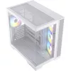 PC korpuss Silentware View A-RGB balta VIEWbalta — mid-tower ar A-RGB apgaismojumu, balta apdare