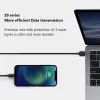USB-A uz Lightning kabelis Orsen S9L 1 m 2.1A — melns
