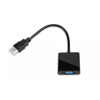 iBox IAHV01 HDMI–VGA adapteris, melns