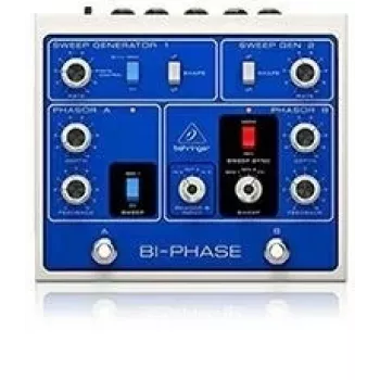 Fāzes efekta pedālis Behringer DUAL-PHASE 000-E8M00-00010 — dubultais fāzes efekts ģitārai/klaviatūrai