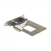 Iekšējā M.2 / U.2 adaptera karte DELOCK 90854 — PCIe 4.0 (saimnieks: PCIe, izejas: M.2 Key M 110 mm, U.2)