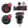 RAM Mounts Einbaucharger Bare Wire Ends USB-A/USB-C (560001)