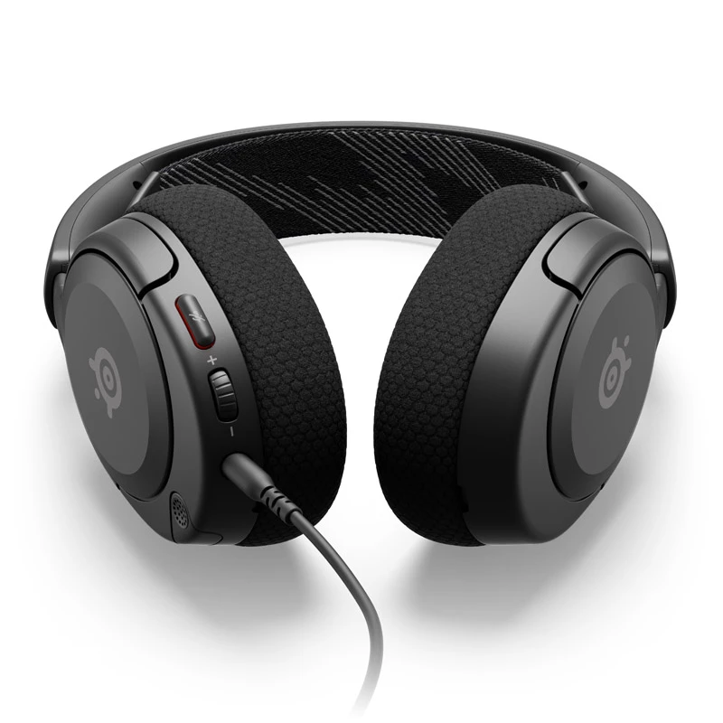 Steelseries Arctis Nova 1 austiņas, vadu, galvas saite, spēlēm, melna