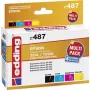 edding printera kārtridžs EDD-487 melns, ciānkrāsains, fuksīnkrāsains, dzeltens, saderīgs ar EPSON 29XL / T2996XL
