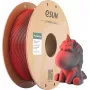 PLA MATTE DUAL 1,75mm RED Melns 1kg ESUN 3D FILAMENTS (PLA-MTD175B-BR1P1)