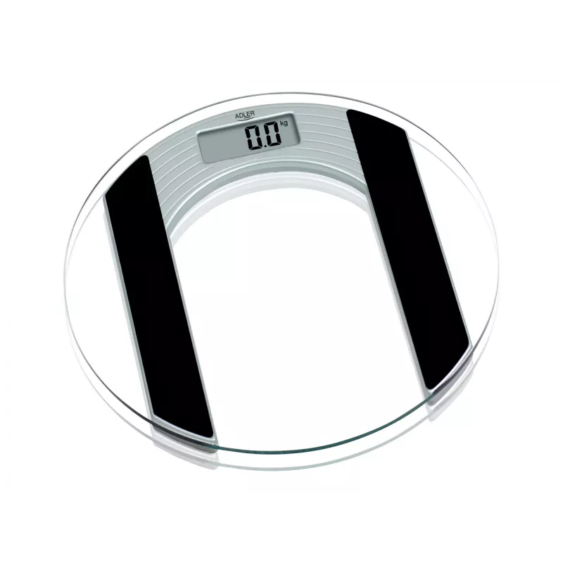 Adler | Ķermeņa svari | Maksimālā slodze 150 kg | Precizitāte 100 g | Stikls