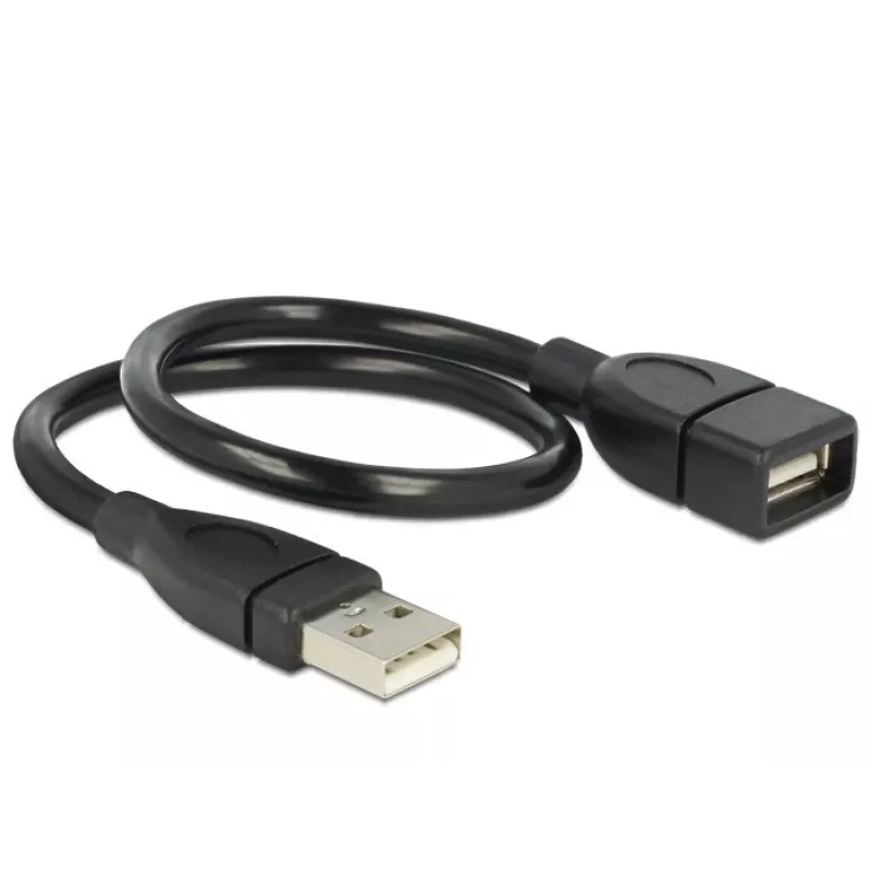 USB kabelis DeLOCK 35cm USB 2.0 83498 Melns