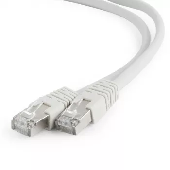 Tīkla kabelis GEMBIRD Cat6a RJ-45 uz RJ-45 S/FTP 10 m LSZH, ciets varš, pelēks
