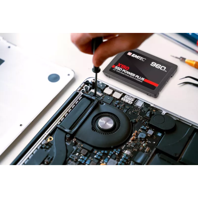 Emtec X150 Power Plus - SSD - 2 TB - iekšējs - 2.5 (6.4 cm) - SATA 6Gb/s (ECSSD2TX150)