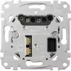 Iebūvējamais dimmers Merten MEG5171-0000, metālisks, 220–230 V maiņstrāva, 50–60 Hz, pretestības slodze līdz 420 W