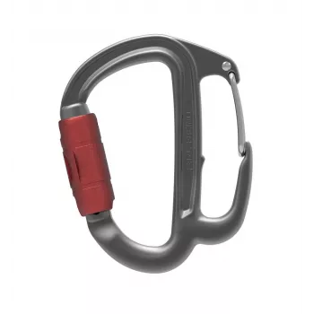Bloķējošs karabīne Petzl M042AA00 D-veida Alumīnijs Pelēks 75 g