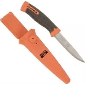 Universālais nazis BAHCO SB-2446 ar 2-komponentu melnu/oranžu rokturi, garums 220 mm