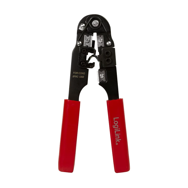 LogiLink WZ0004 kabeļu presēšanas instruments melns/sarkans