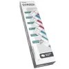 Kabeļa/adaptera komplekts Kolink Core Pro 12V-2x6 Type 2 pīts pagarinātājs — Spilgti balts/Neon zils/Tīrs