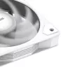 Akasa VEGAS A24 12 cm balts ventilators ar lodīšu gultni