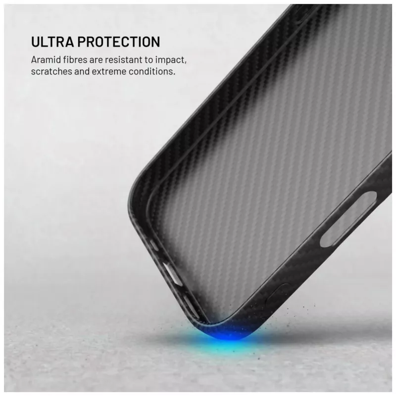 Aizsargājoša uzmava FIXED MagVelar Apple iPhone 17 Pro, melna