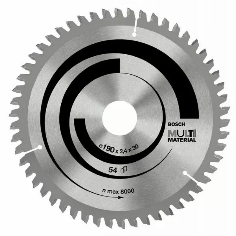 Apļveida zāģa asmeņi Bosch Multi Material 2608640503 Biezums 1.8mm