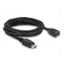 DeLOCK DisplayPort 1.2 pagarinātāja kabelis 4K 60 Hz 5 m