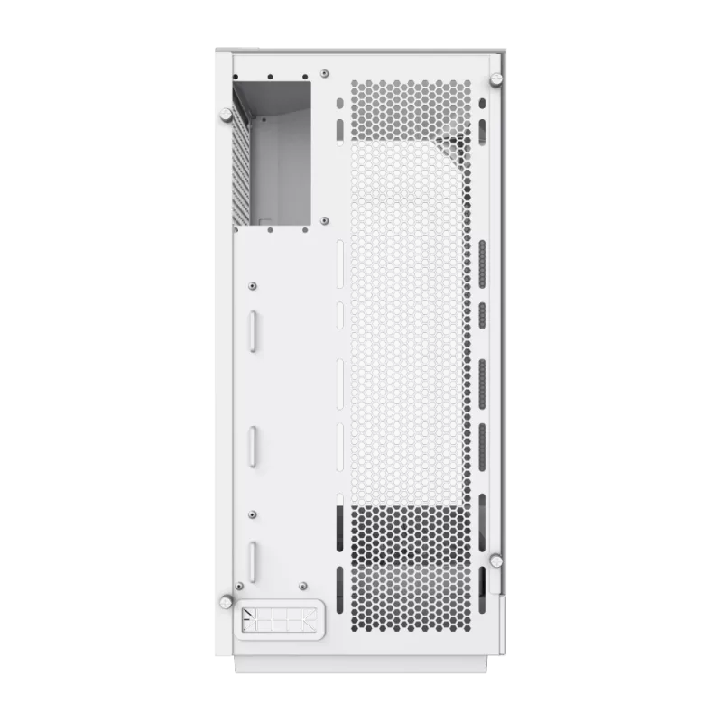Gamemax korpuss | T20 WH | Balts | M-ATX | Barošanas bloks nav iekļauts