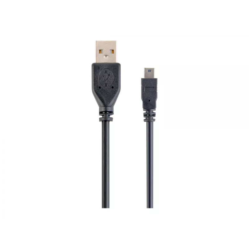 Gembird 1,8 m USB 2.0 A/mini-USB M USB kabelis USB A Mini-USB B Melns