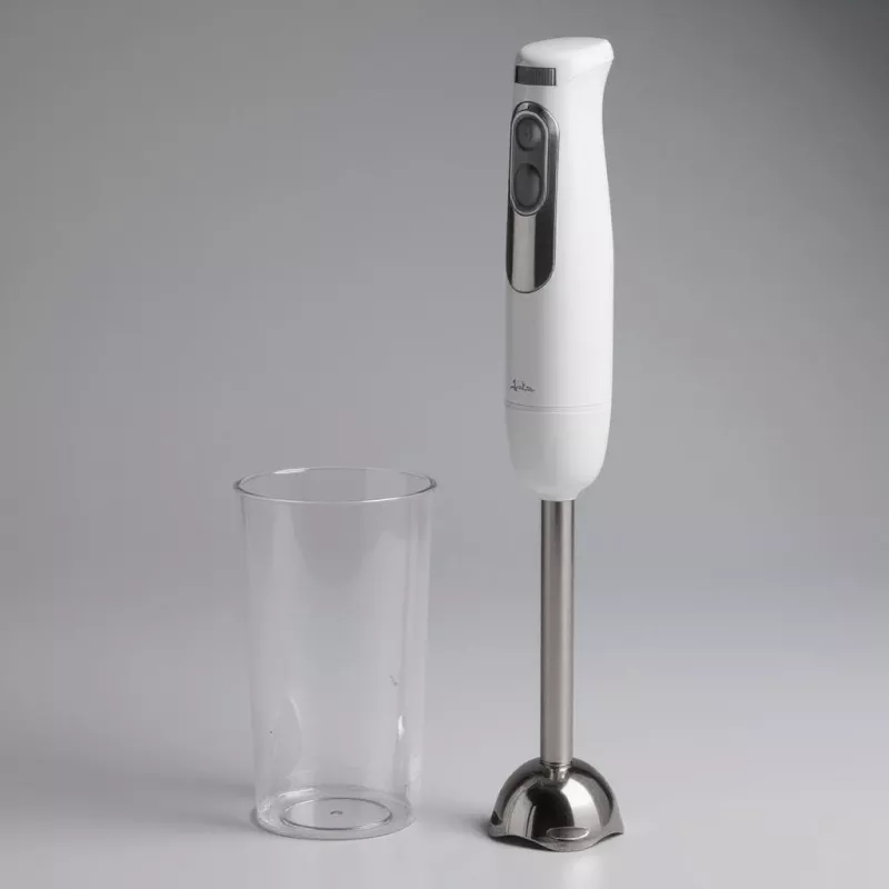 Iegremdējamais (rokas) blenderis Jata JEBT1818 — kompakts rokas blenderis jaukšanai, biezeņošanai un maisīšanai