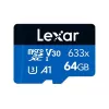 Lexar 64GB augstas veiktspējas 633x microSDHC UHS-I