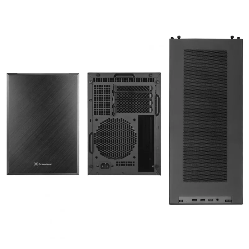 SilverStone SST-SG17B Micro-ATX / Mini ITX korpuss - melns