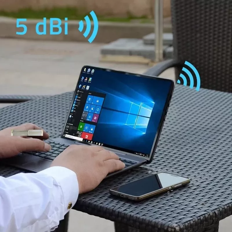 Āra visvirzienu 4G LTE antena QOLTEC 57044, 5 dBi, 600–2700 MHz, 50 W, 50 Ω, balta vara korpuss