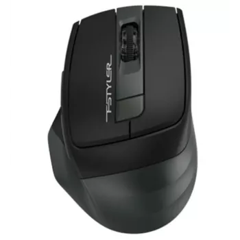 Bezvadu pele A4Tech A4TMYS46716 RF Wireless + Bluetooth, optiska 2000 DPI, 6 pogas, labrocīga, nano uztvērējs