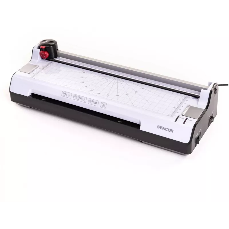 Biroja laminators SENCOR SLA 230 A4, saderīgs ar A4 loksnēm, 2x75–2x125 mm kabatiņu biezuma diapazons