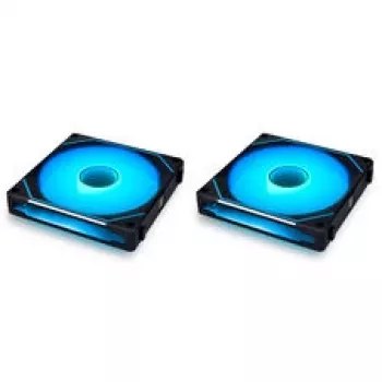 LIAN LI UNI FAN SL-INF 140 ARGB Reverse Blade PWM 4-Pack, melns