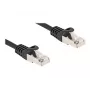 Tīkla kabelis DeLOCK RJ50 vīr. uz RJ50 vīr. S/FTP 0,25 m melns