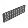 Ventilēts aizbīdnis DeLOCK 66681 19 collu tīkla skapja panelis horizontāls 3U melns