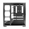 PC korpuss MODECOM Volcano Stellar NF ATX midi tornis, rūdīts stikls, melns, atbalsta ATX/mikro ATX, GPU līdz 420mm, CPU dzesētājs 175mm