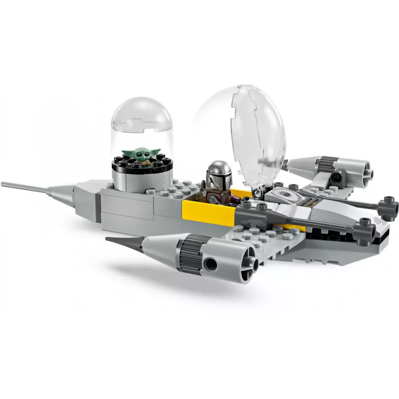 LEGO Star Wars komplekts 75410 N-1 Starfighter modelis ar 92 gab., minifigūrām Mando un Grogu
