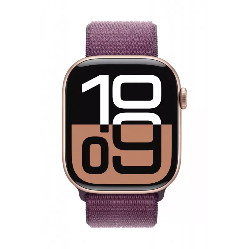 Watch Series 10 GPS 42 mm Rožu zelta alumīnija korpuss ar Plūmju sporta cilpu