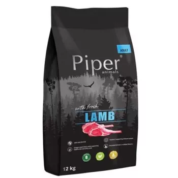 DOLINA NOTECI Piper Animals ar jēra gaļu - sausā suņu barība - 12 kg