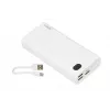 Power Bank iBOX PB20 20000 mAh ir Ibox produkts no mūsu Power Banks klāsta. Izceļas ar baltu krāsu, plastmasas materiālu un iekšējo tipu.