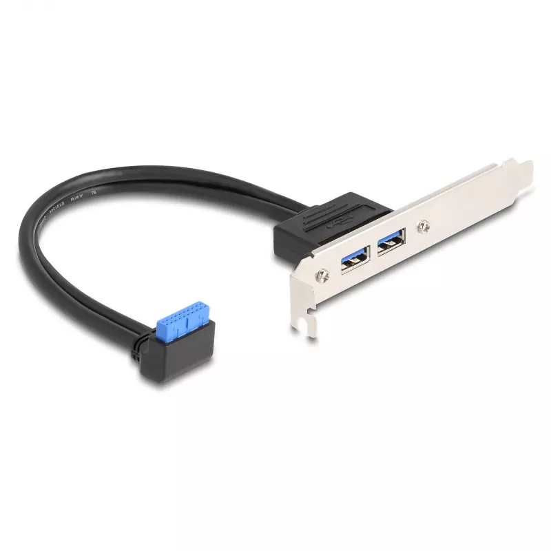 DeLOCK 83015 iekšējais USB 3.2 Gen 1 adapteris melns 5 Gbit/s