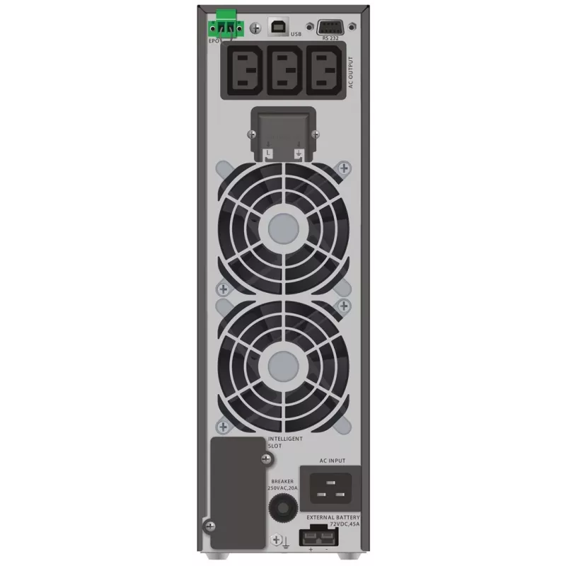 PowerWalker VFI 3000 TGS nepārtrauktās barošanas avots (UPS) Dubultās pārveidošanas (Online) 3 kVA 2700 W 3 AC kontaktligzdas
