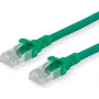 ROLINE - komutācijas kabelis - RJ-45 (V) uz RJ-45 (V) - 30 cm - SFTP - CAT 6a - Zaļš (21.15.2973)
