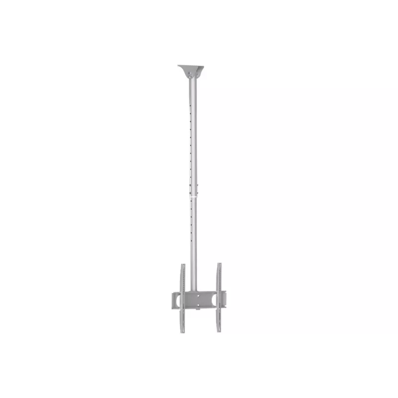 Sunne PL-C62 - Montāžas komplekts (griestu stiprinājums) - plakanajam ekrānam - tērauds - sudrabs - ekrāna izmērs: 94-160 cm (37-63 inch)