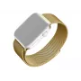 Metāla sieta maināmā siksniņa FIXED FIXMEST-434-GD Apple Watch 42/44/45/46/49 mm, zelta apdare