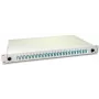 Lightwin optiskās šķiedras savienojumu kārba, 48 šķiedras, 24x DLC daudzmodu, 50/125 µm OM3 pītasu savienojumu kārbas (SPBOX 48G50 OM3 DLC)