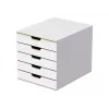 Dokumentu glabāšanas kaste Durable VARICOLOR Mix 5 Plastmasa Daudzkrāsains Balts 762527
