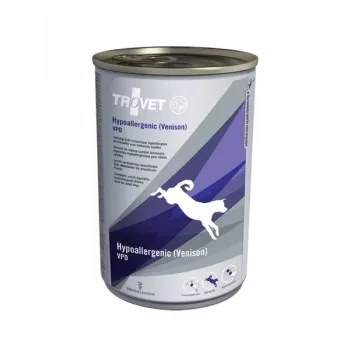 TROVET Hypoallergenic VPD ar brieža gaļu - mitrā suņu barība - 400 g