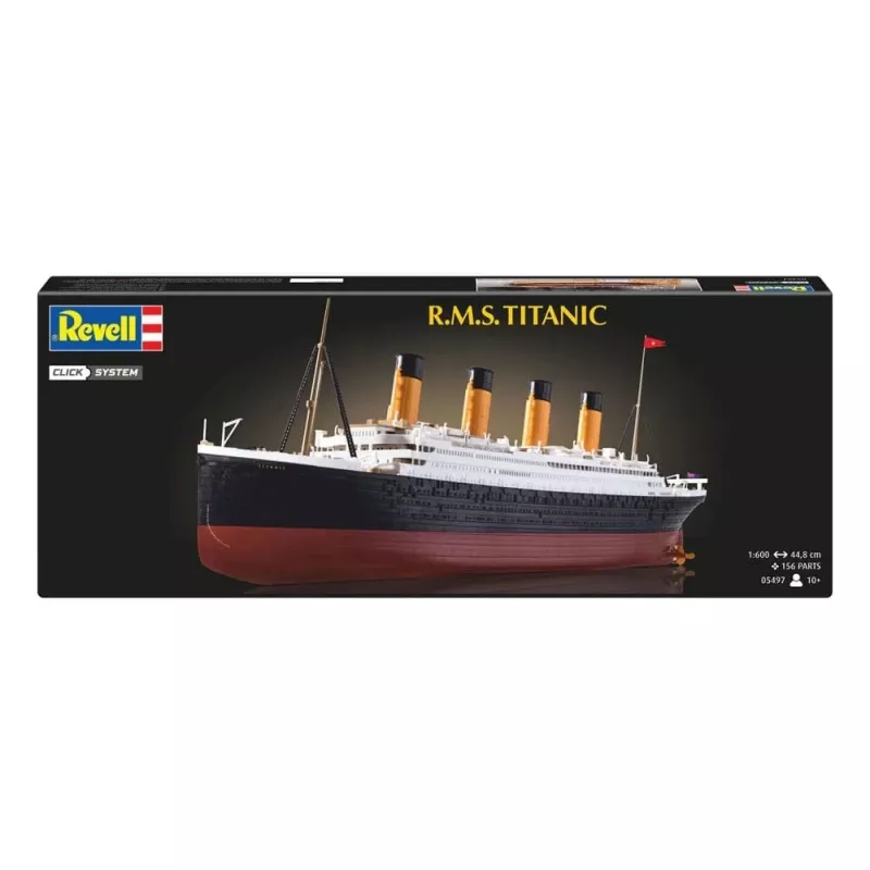 Plastmasas kuģa modelis RMS Titanic EC daudzkrāsains 1:600