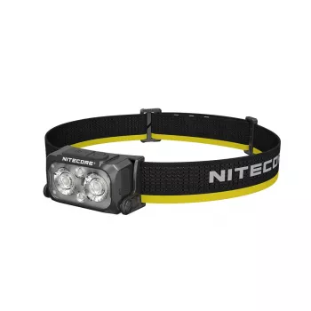 Galvas lukturis Nitecore NU25 MCT — uzlādējams galvas lukturis, līdz 400 lūmeniem, kompakts brīvroku apgaismojums